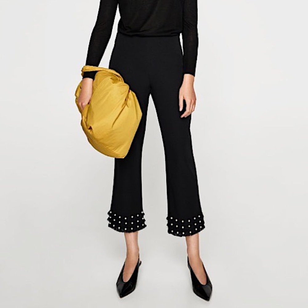 Pearls pants Zara basic Collection!!!